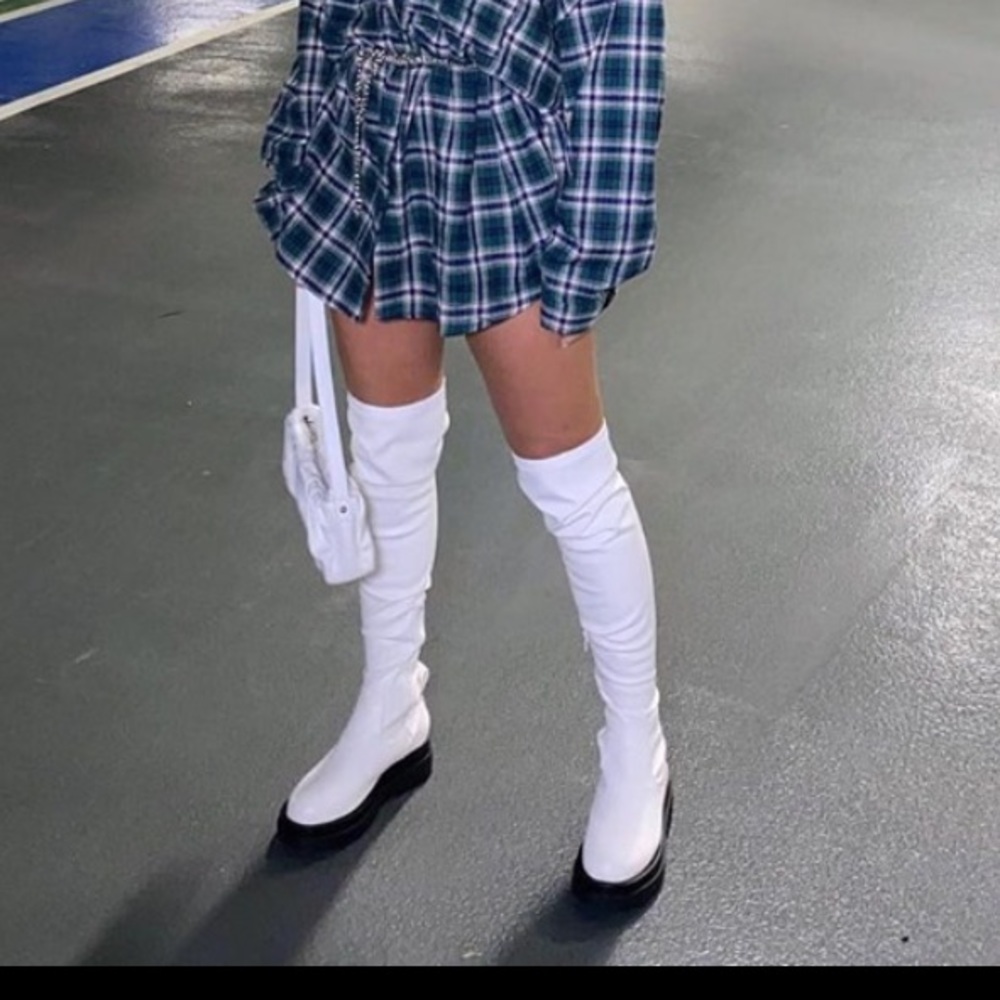 White boots